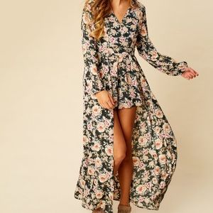 NWT Altar'd State Fairway Walk Through Maxi Dress